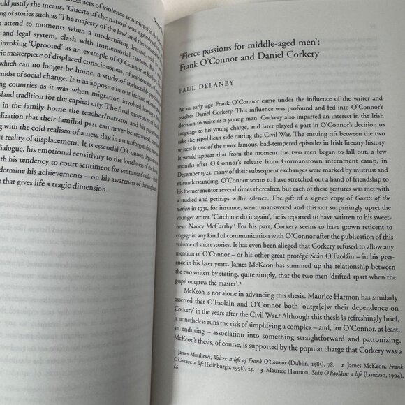 Frank O'Connor Critical Essays 2007 Edited by Hilary Lennon HC Four Courts Press - Picture 10 of 16